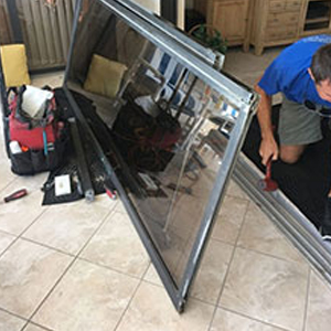 sliding glass door frame repair West Pensacola